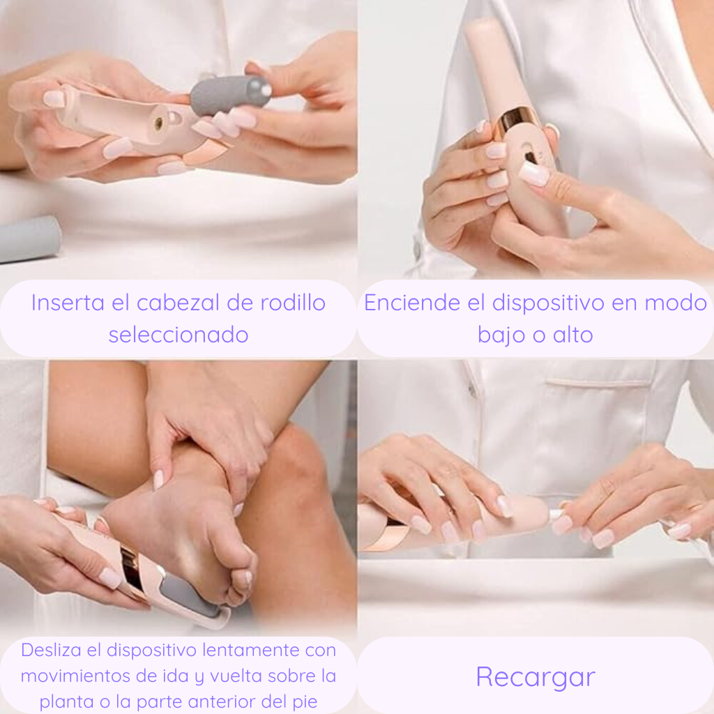 Lima de pies eléctrica